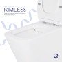 Унітаз підлоговий Qtap Crow Eco безобідковий з сідінням Soft-close QTCRO27W48750