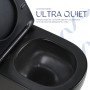 Унітаз підвісний Qtap Jay Ultra Quiet 485х360х320 мм, Matt Black, сидінням Slim Duroplast/ Soft-close/ Quick Relase QT07335177MB