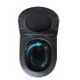 Унітаз підвісний Qtap Jay Ultra Quiet 485х360х320 мм, Matt Black, сидінням Slim Duroplast/ Soft-close/ Quick Relase QT07335177MB
