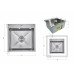 Lidz Handmade H5050H Мийка для кухні інтегрована Decor Honeycomb 2,5/0,5 мм LDH5050DEC48365