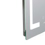 Дзеркало Lidz Kubis (KU2) 600х800 з LED-підсвічуванням Touch, з антизапотіванням, з димером, рег. яскравості LD78LF937608048449