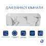 Раковина накладна Qtap Tern 480x370x135 мм, Marble, прямокутна, з донним клапаном QT17116069MR