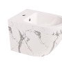 Біде підвісне Qtap Robin 515x370x350 мм, Marble QT13551381GMR