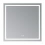 Дзеркало Qtap Mideya (MI1) 800x800 з LED-підсвічуванням Touch, з антизапотіванням, димером, рег. яскравості QT2078NCF808048477