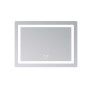 Дзеркало Lidz Kubis (KU2) 700х500 з LED-підсвічуванням Touch, з антизапотіванням, з димером, рег. яскравості LD78LF90448486