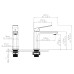 Смеситель для раковины низкий Qtap Capricorn, Chrome (k26) QTCAP1060102C48219