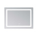 Дзеркало Lidz Kubis (KU2) 900х700 з LED-підсвічуванням Touch, з антизапотіванням, з димером, рег. яскравості LD78LF904907048452