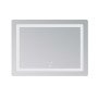 Дзеркало Lidz Kubis (KU2) 900х700 з LED-підсвічуванням Touch, з антизапотіванням, з димером, рег. яскравості LD78LF904907048452