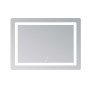 Дзеркало Lidz Kubis (KU2) 900х700 з LED-підсвічуванням Touch, з антизапотіванням, з димером, рег. яскравості LD78LF904907048452