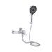 Смеситель для ванны Qtap Slavonice (c душевым гарнитуром) QTSLV259CRM48034 Chrome