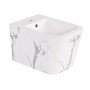Біде підвісне Qtap Tern 520x350x330 мм, Marble QT17551303GMR