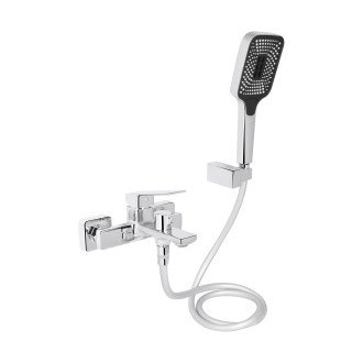 Смеситель для ванны Qtap Capricorn с душевым гарнитуром Chrome (k35) QTCAP3060102C48222