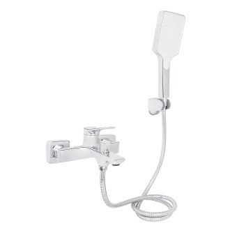 Смеситель для ванны Qtap Arvin с душевым гарнитуром QTARV259CRM48640 Chrome
