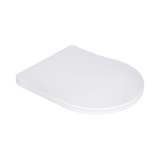 Сидіння для унітаза Qtap (Robin 490,610, Scorpio 490) з мікроліфтом Slim QTSC179W48675