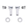 Комплект кранів Thermo Alliance Standart 1/2" хром, для рушникосушарки кутовий SF395W15HE