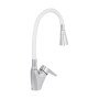 Змішувач для кухні Lidz Tani 007F3 з гнучким виливом (k40) LDTAN007F3WCR40423 Chrome/White