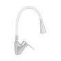 Змішувач для кухні Lidz Tani 007F3 з гнучким виливом (k40) LDTAN007F3WCR40423 Chrome/White