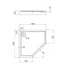 Душевой поддон Qtap Diamond 301112 100x100x12 см + сифон