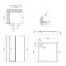 Душовий піддон Qtap Tern 309912C 90x90x12 см + сифон