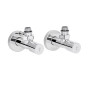 Комплект кранів Thermo Alliance Standart 1/2" НР для рушникосушарки кутовий SF395W15