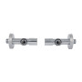 Комплект кранів Thermo Alliance Standart 1/2" НР для рушникосушарки кутовий SF395W15