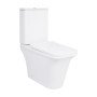 Унітаз-компакт Qtap Kalao безобідковий з сідінням Soft-close QT08221213AW