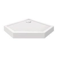 Душовий піддон Qtap Diamond 301112 100x100x12 см + сифон