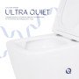 Унітаз підвісний Qtap Crow безобідковий з сідінням Soft-close QT05335171W