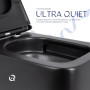 Унітаз підвісний Qtap Gemini безободковий з сидінням Soft-close QT2533076EUQMB