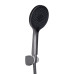 Смеситель для ванны Qtap Vlasta New (c душевым гарнитуром) QTVLA259GMB45643 Gunmetal Black PVD