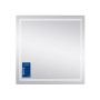 Дзеркало Qtap Mideya 800x800 з LED-підсвічуванням Touch, з антизапотіванням, димером QT2078NCF8080W