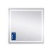 Зеркало Qtap Mideya 800x800 с LED-подсветкой Touch, с антизапотеванием, диммером QT2078NCF8080W