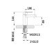 Смеситель для раковины Lidz Latwa 001 (k35) LDLAT001WHI45423 White