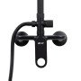 Душова система для душу Qtap Jay на два споживача QTJAY110BLM45550 Black Matt