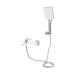 Смеситель для ванны Qtap Presto (c душевым гарнитуром) QTPRE259CRW45579 Chrome/White