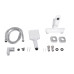 Смеситель для ванны Qtap Presto (c душевым гарнитуром) QTPRE259CRW45579 Chrome/White