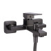 Смеситель для ванны Qtap Gemini (c душевым гарнитуром) QTGEM259GMB45684 Gunmetal Black PVD