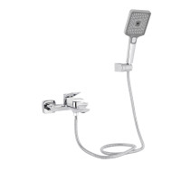 Смеситель для ванны Qtap Presto (c душевым гарнитуром) QTPRE259CRM45574 Chrome