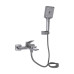 Смеситель для ванны Qtap Presto (c душевым гарнитуром) QTPRE259GRP45584 Gunmetal Black