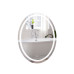 Зеркало Qtap Mideya 500х700 с LED-подсветкой Touch, с антизапотеванием, диммером QT2078NCR5070W