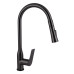 Смеситель для кухни Qtap Vlasta New с выдвижным изливом QTVLA344GMB45647 Gunmetal Black PVD