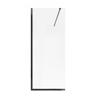 Душевая перегородка Qtap Walk-In Standard BLM209.C8 90х200 см, стекло Clear 8 мм, покрытие CalcLess