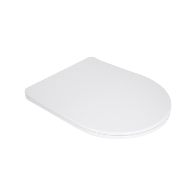 Сидіння для унітаза Qtap (Jay 490, Swan 490) з мікроліфтом Slim QT99SC6106W