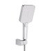 Смеситель для ванны Qtap Swan Cascada с поворотным изливом (c душевым гарнитуром) QTSWA260CRW45569 Chrome/White