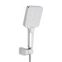 Змішувач для ванни Qtap Swan Cascada з поворотним виливом (з душовим гарнітуром) QTSWA260CRW45569 Chrome/White
