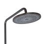 Душова система для душу Qtap Slavonice на два споживачі QTSLA110GMB45913 Gunmetal Black PVD