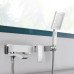 Смеситель для ванны Qtap Swan Cascada с поворотным изливом (c душевым гарнитуром) QTSWA260CRM45565 Chrome