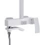 Душова система універсальна Qtap Swan Cascada на три споживачі (з виливом) QTSWA111CRW45570 Chrome/White