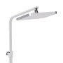 Душова система універсальна Qtap Swan Cascada на три споживачі (з виливом) QTSWA111CRW45570 Chrome/White