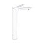 Змішувач для раковини Qtap Presto високий QTPRE269CRW45577 Chrome/White